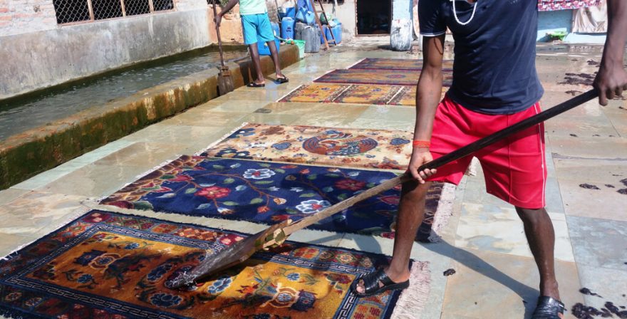 Manufacturing process - Lovely Tibetan Carpet